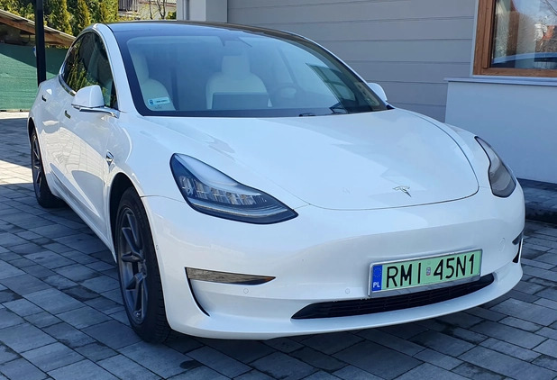 Tesla Model 3 cena 149000 przebieg: 50500, rok produkcji 2019 z Mielec małe 121